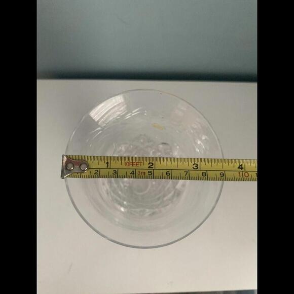 Atlantis Crystal Flower Vase 10.5" Tall ATL14 Collection Vintage MCM Tube - Picture 11 of 15